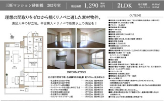  | 【三旺マンション砂田橋】✨️仲介手数料無料✨️矢田小学校・矢田中学校
