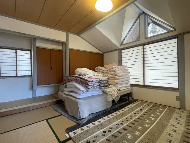 穂高牧　別荘の和室