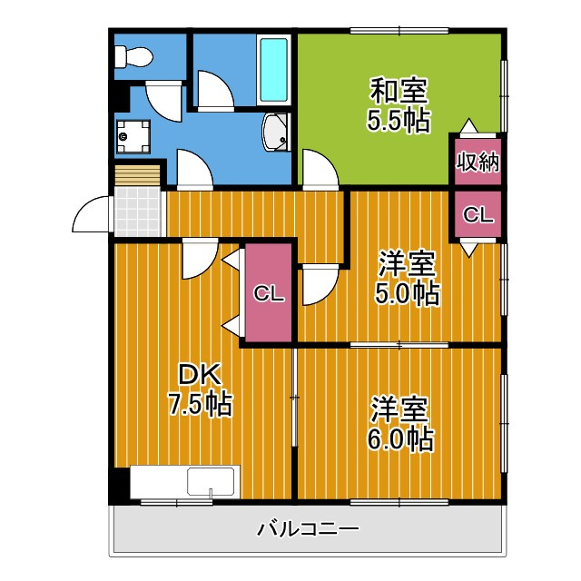青葉丘マンションの間取り