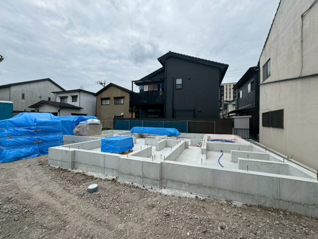 Adoble＋ーアドブル＋ー小倉北区中井5丁目1期　【小倉北区　新築戸建て】の外観|現地撮影　2026,6,14　Adoble＋ーアドブル＋ー小倉北区中井5丁目1期　【小倉北区　新築戸建て】