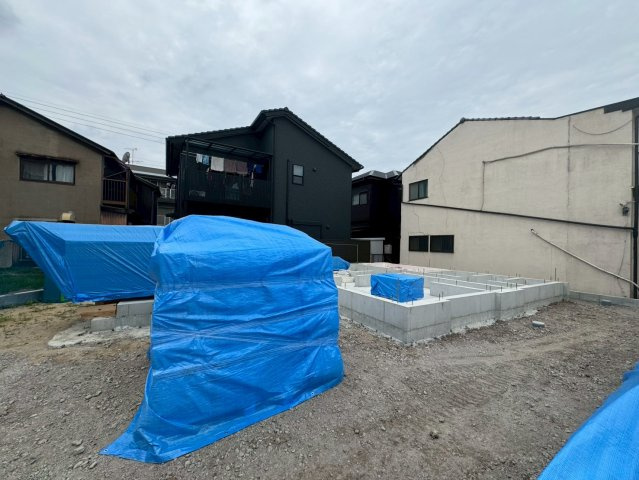 Adoble＋ーアドブル＋ー小倉北区中井5丁目1期　【小倉北区　新築戸建て】の外観|現地撮影　2026,6,14　Adoble＋ーアドブル＋ー小倉北区中井5丁目1期　【小倉北区　新築戸建て】