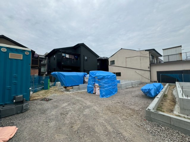 Adoble＋ーアドブル＋ー小倉北区中井5丁目1期　【小倉北区　新築戸建て】の外観|現地撮影　2026,6,14　Adoble＋ーアドブル＋ー小倉北区中井5丁目1期　【小倉北区　新築戸建て】
