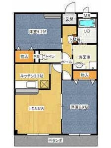 オアシス荒池の間取り
