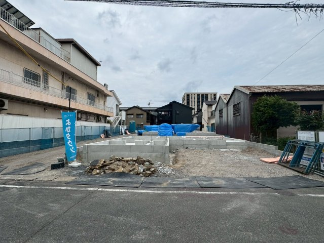 Bloomーブルームー小倉北区中井5丁目1期　【小倉北区　新築戸建て】の外観|現地撮影　2026,6,14　Bloomーブルームー小倉北区中井5丁目1期　【小倉北区　新築戸建て】