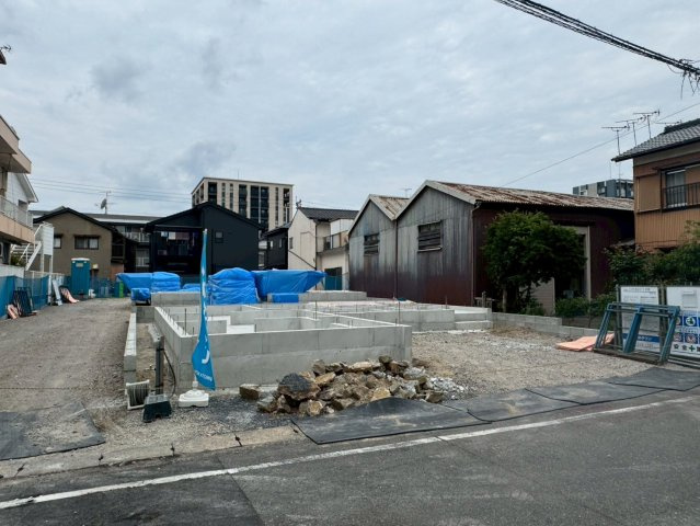 Bloomーブルームー小倉北区中井5丁目1期　【小倉北区　新築戸建て】の外観|現地撮影　2026,6,14　Bloomーブルームー小倉北区中井5丁目1期　【小倉北区　新築戸建て】