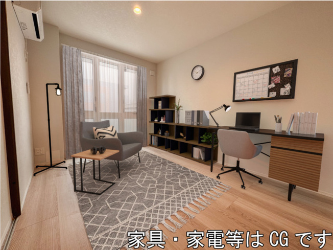 【内装】 | CLASSEUM元今泉 | 洋室（※家具・家電等はCGです）