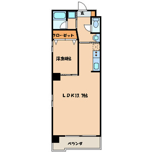 【間取り】 | クレーネ平尾 | 間取り図