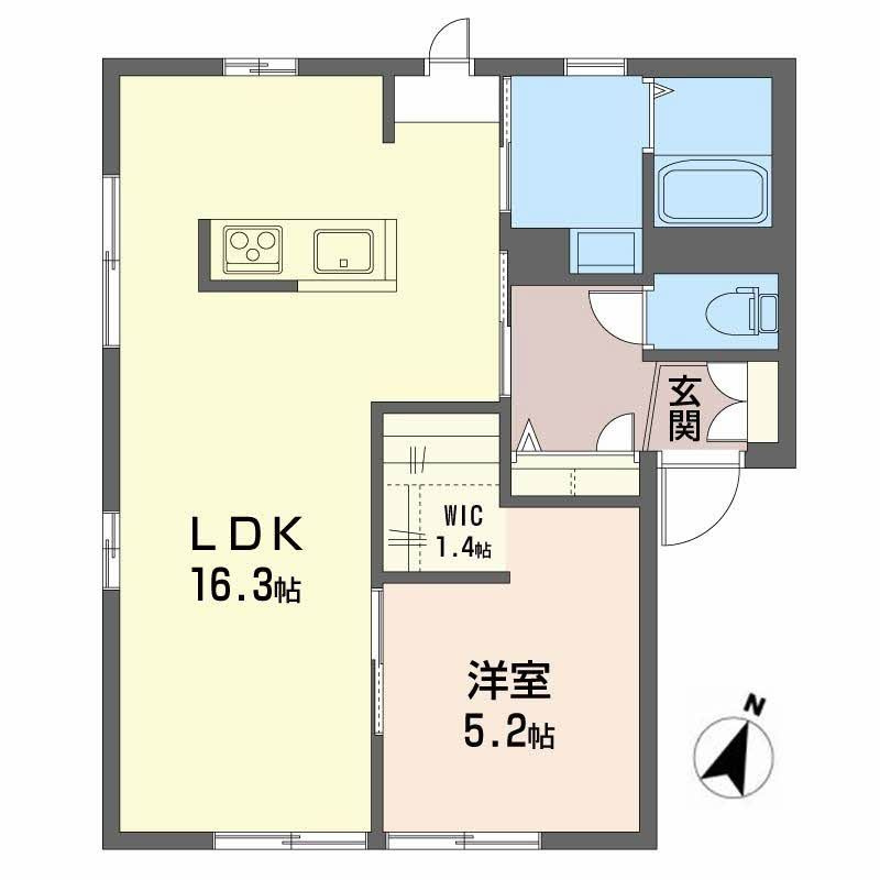 アメニティタウンＤの間取り