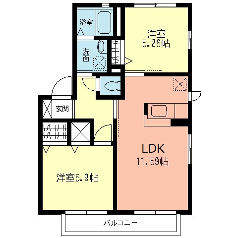 フォルクス・SLTの間取り