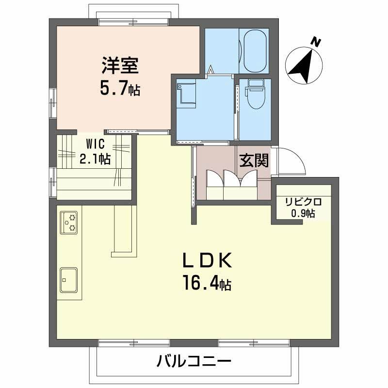 アメニティタウンＥの間取り