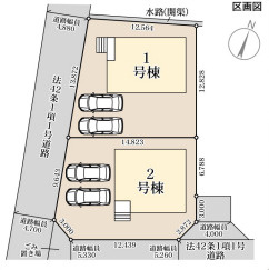 リーブルガーデン筑前町篠隈の区画図
