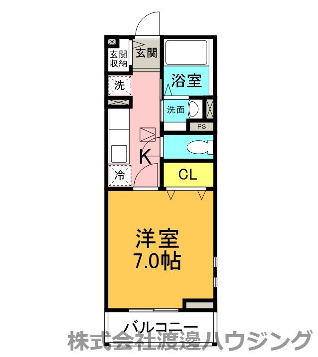 シャロル東園田の間取り