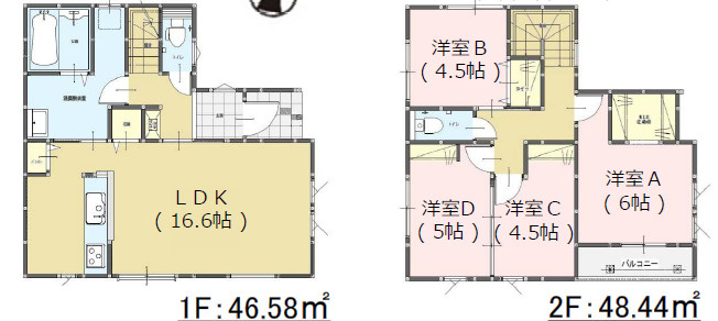 早良区田村5丁目6期の間取り