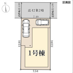 リーブルガーデン明石市藤が丘4期の区画図