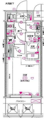 CREST TAPP 大阪EASTの間取り
