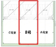 小幡中３－２－５ＧＩＭＵＣＯの区画図