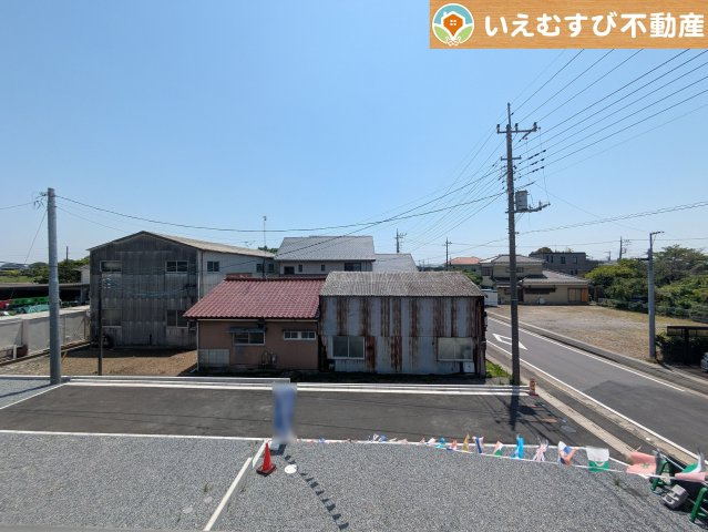 Cradle garden　吉見町東野第20の展望|高い建物が無く開放感のある展望
バルコニーからの展望も開けていて閑静な住宅地が望めます。日当りも良いですね♪