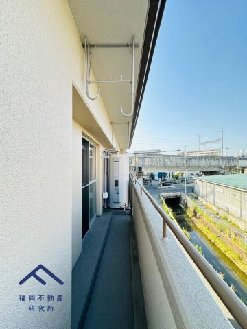 三愛シティライフ吉塚のバルコニー