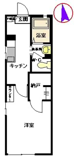 【間取り】 | ラフォーレ司 Ⅱ棟