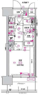CREST TAPP 大阪EASTの間取り