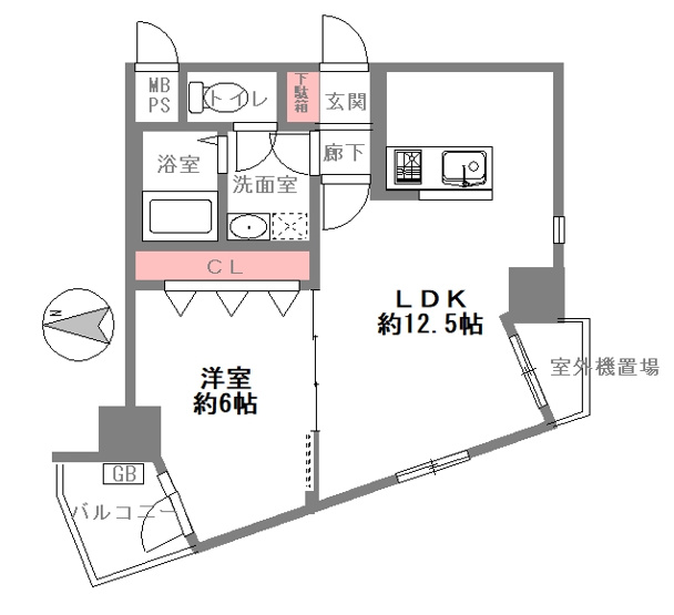 【間取り】 | 朝日プラザ北畠西 | 最上階！角住戸☆室内水廻り設備一新！全面リフォーム済み☆安心の新調設備保証付き☆食洗機・浴室乾燥機完備☆レースカーテン付き☆ゆとりの一人暮らし、仲良く二人暮らしに♪