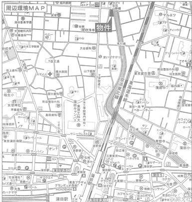 ソレイユ西蒲田の周辺|西蒲田一郵便局まで516m 