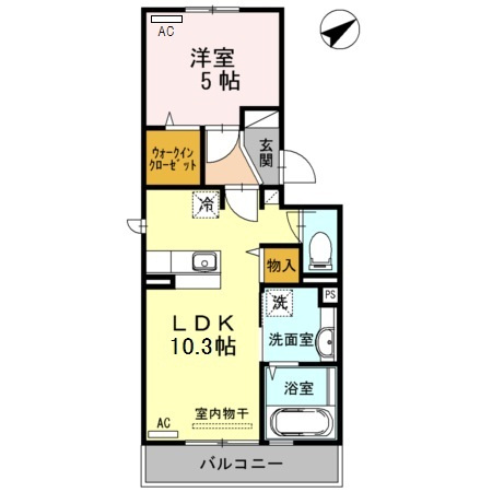 【間取り】 | セジュール鵬舟V