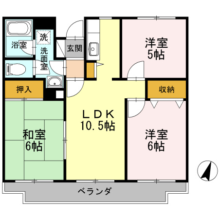 湘南藤沢ユーマンションの間取り