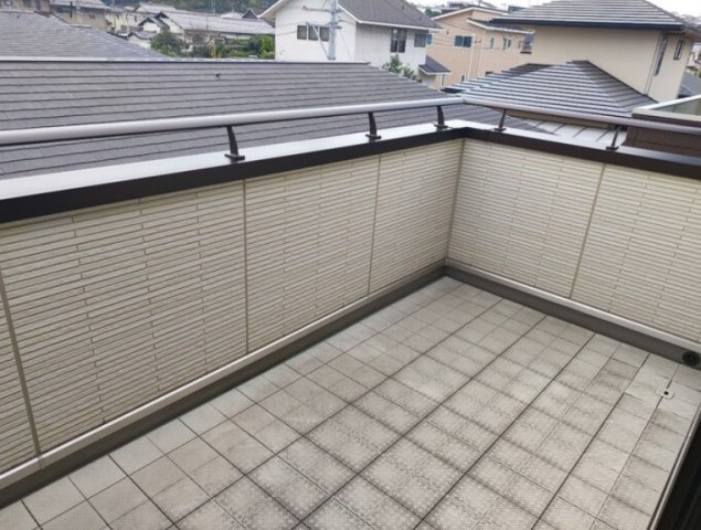 セキュレア森町のバルコニー
