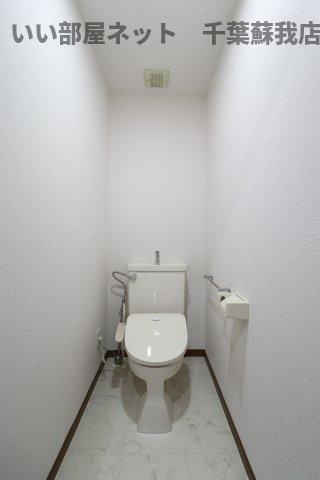 オーシャンビュー壱番館のトイレ|コンパクトで使いやすいトイレです