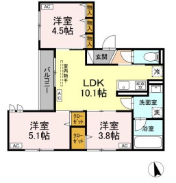 【間取り】 | セレスティア高島平Ⅱ