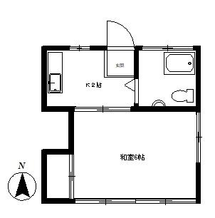 あきつ荘の間取り