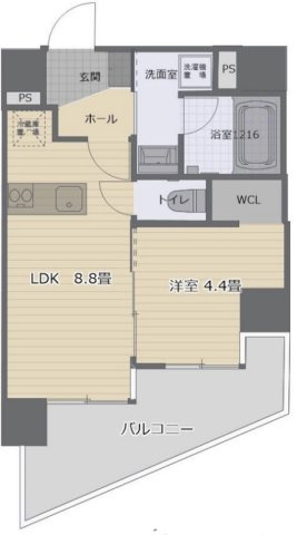 リノスタイル神戸下山手の間取り