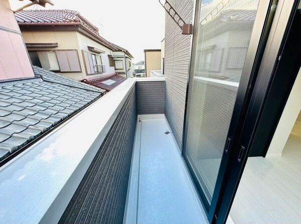 大治町長牧戸建てＤ棟のバルコニー