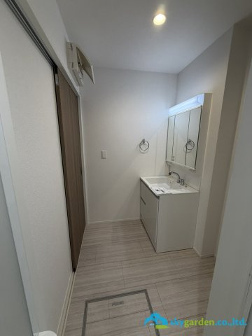 平塚市入野4期　新築戸建　全5棟1号棟の脱衣所