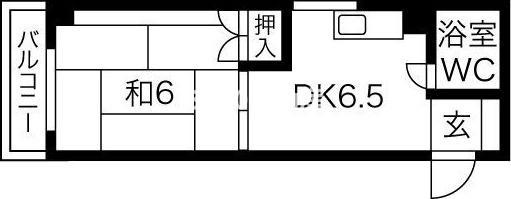チサンマンション岐阜の間取り