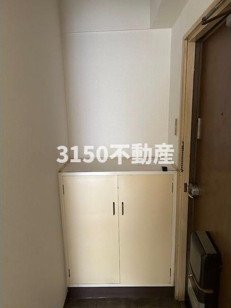 チサンマンション岐阜の玄関