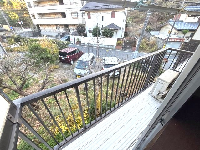 さつきコーポのバルコニー