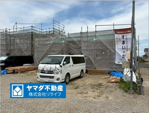 リーブルガーデン　岐阜市茶屋新田2丁目　全2区画分譲の外観|「現地（2026年6月19日）撮影」　
■外観写真　
■ヤマダ不動産　株式会社リライフ　
