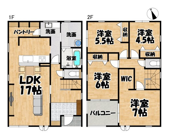 多賀城市八幡【全11棟】の間取り