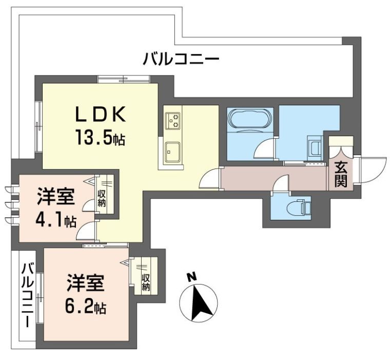レインボーハートTの間取り