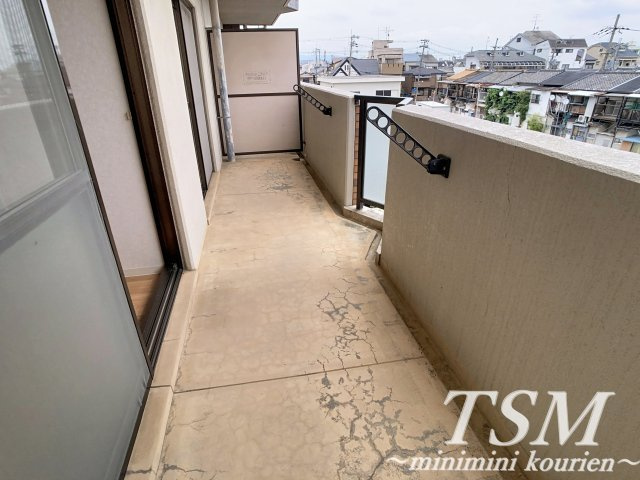 マンション新屋のバルコニー