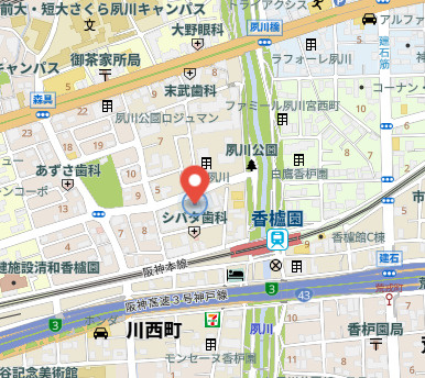 パークプラザ香枦園の地図