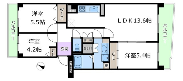 【間取り】 | 吹田ロイヤルマンション | エイブルにて取扱い可能な住宅ローンは、全部で10種類以上！お客様にピッタリの住宅ローンを当社のFPよりご案内させて頂きます。住宅ローンのご相談だけでも、お気軽にご相談下さいませ。