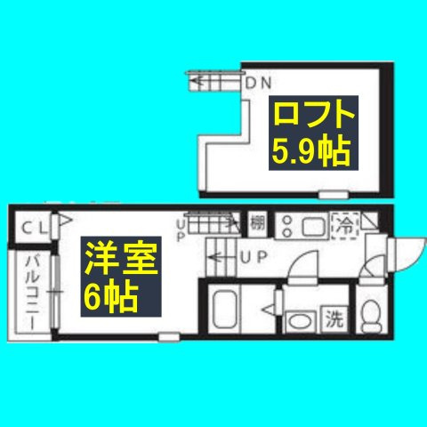 ハーモニーテラス長田町の間取り