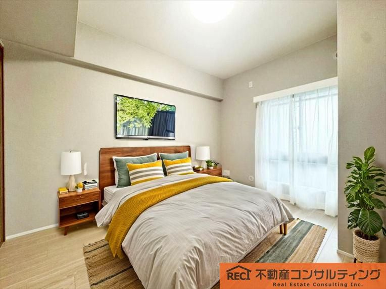 コスモシティ住吉川公園A棟の寝室