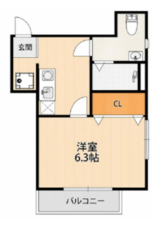 【間取り】 | ハイム京都下鴨