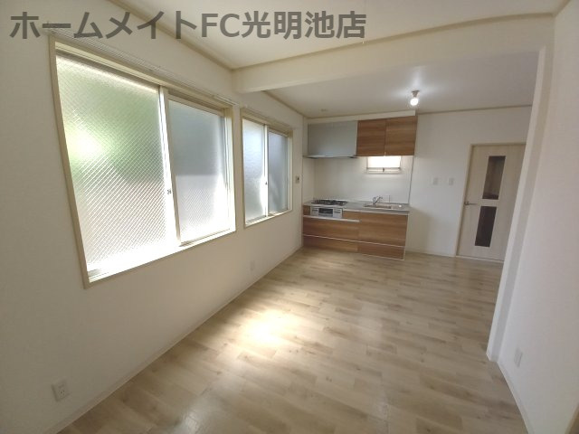 USハーモニーB棟の居間・リビング