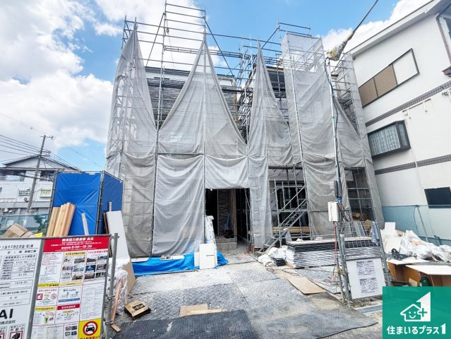 大阪市平野区西脇　第1期　新築一戸建ての外観|現在建築中！落ち着いた街並みで新生活を始めることが出来そう！周辺の物件も併せてご紹介させて頂きます！