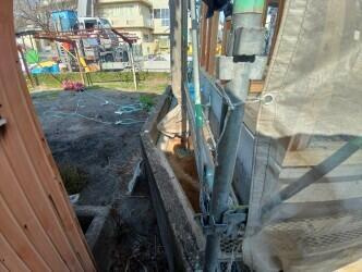 久留米市宮ノ陣５丁目の新築一戸建の前面道路含む現地写真| 